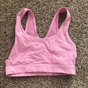 Pink Alphalete Alphalux Sports Bra